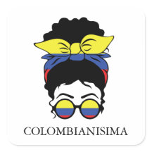 Drapeau féminin colombien CUTE COLOMBIANISIMA