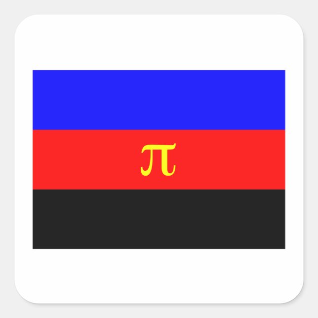 Sticker Carré DRAPEAU OFFICIEL EN POLYAMORIE -.png (Devant)