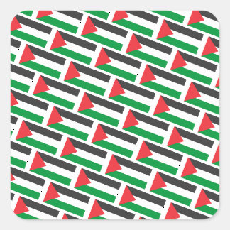 Sticker Carré Drapeau palestinien Free Palestine personnalisé