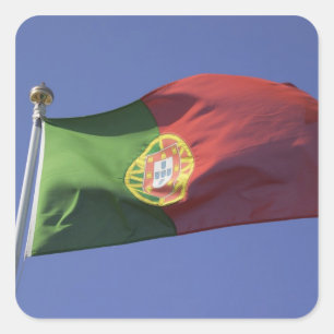 Sticker Carré Drapeau portugais RF)