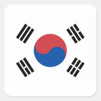 Drapeau sud-coréen - Corée - Taegeukgi - 대 한 민 국 의