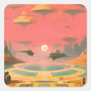 Sticker Carré Dream World