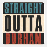 Droite Outta Durham Caroline du Nord NC