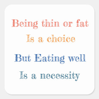 Sticker Carré Drôle dicton carré