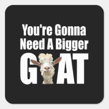 Drôle plus grande chèvre sur Arrière - plan noir