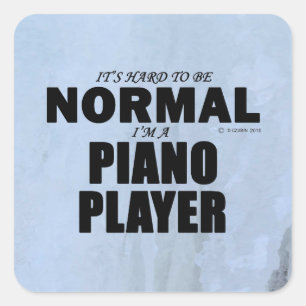 Sticker Carré du Piano Player normal