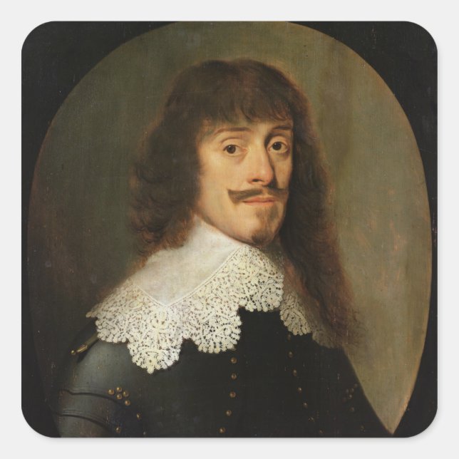 Sticker Carré Duc de Bernard de Saxe-Weimar (Devant)