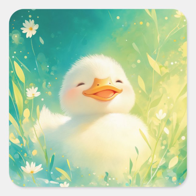 Sticker Carré Ducky Days of Joy (Devant)