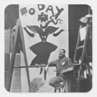 Dudley Hardy peint une affiche