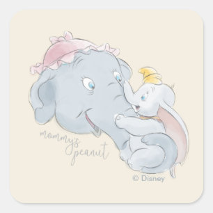 Sticker Carré Dumbo  Arachide de maman