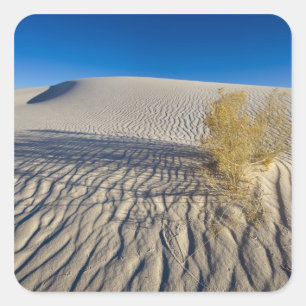 Sticker Carré Dunes de sable à White Sands National Monument en 