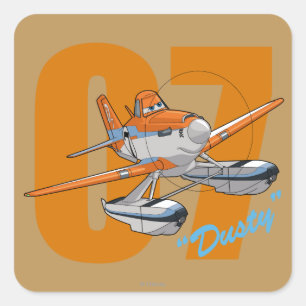 Sticker Carré Dusty Character Art