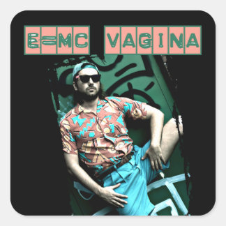 Sticker Carré e=mcvagina