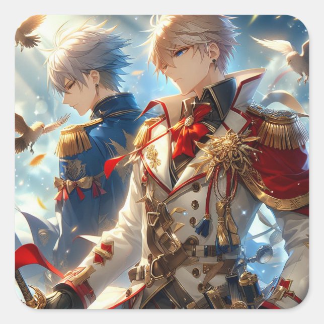 Sticker Carré Echoes of War : Whispers of Peace (Devant)