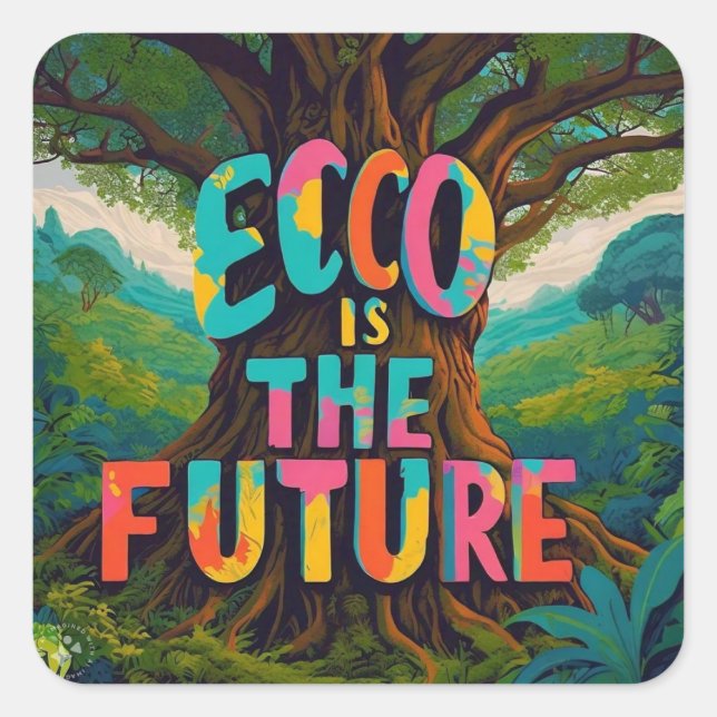 Sticker Carré Eco (Devant)