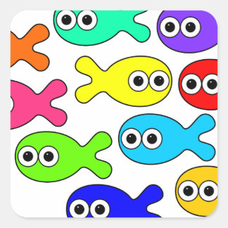 Sticker Carré École