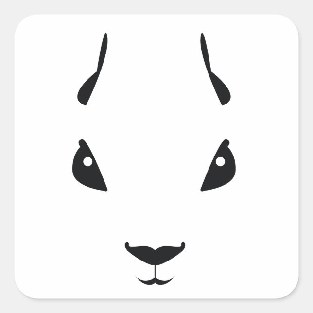 Sticker Carré écureuil (Devant)