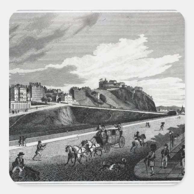 Sticker Carré Édimbourg (Devant)