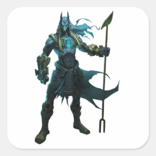 Sticker Carré Egyptian God