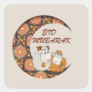 Sticker Carré eid aladha moubarak 2024