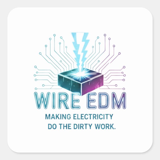 Sticker Carré Electric Discharge Machining Phone Case (Devant)