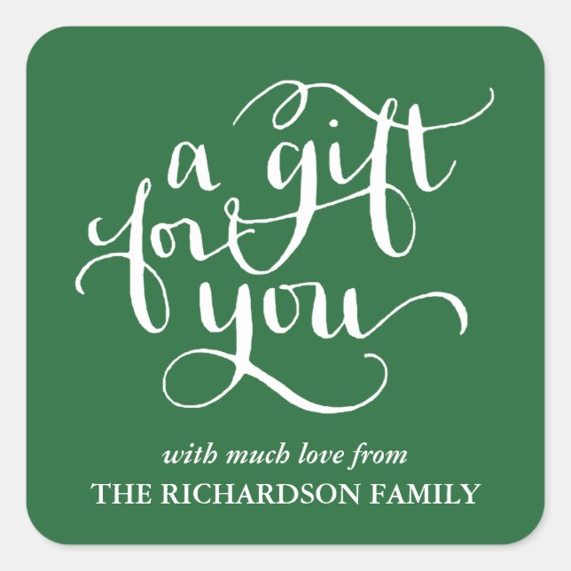 STICKER CARRÉ ÉLÉGANTE BALISERIE DE BALISES DE BALISES DE SCRIPT (Devant)