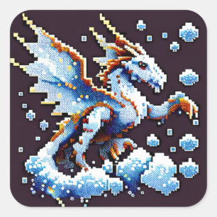 Sticker Carré élémentaire Dragon Air