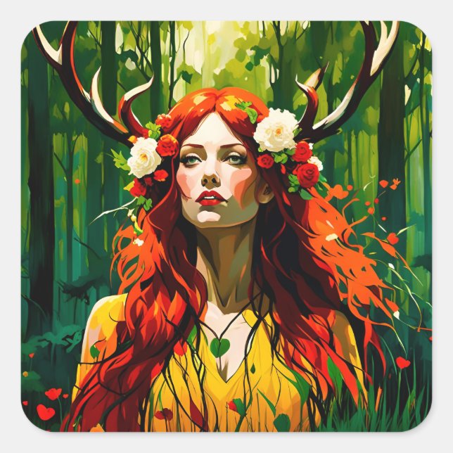 Sticker Carré Elen des voies (Devant)