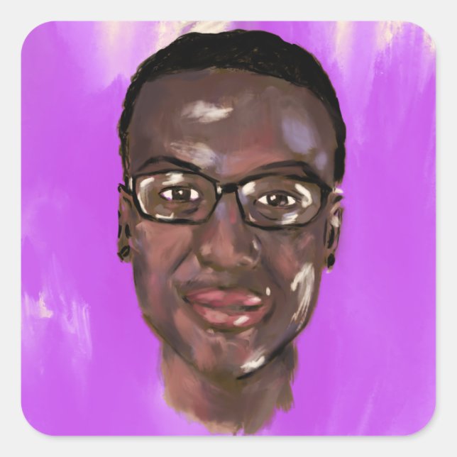 Sticker Carré elijah mcclain (Devant)