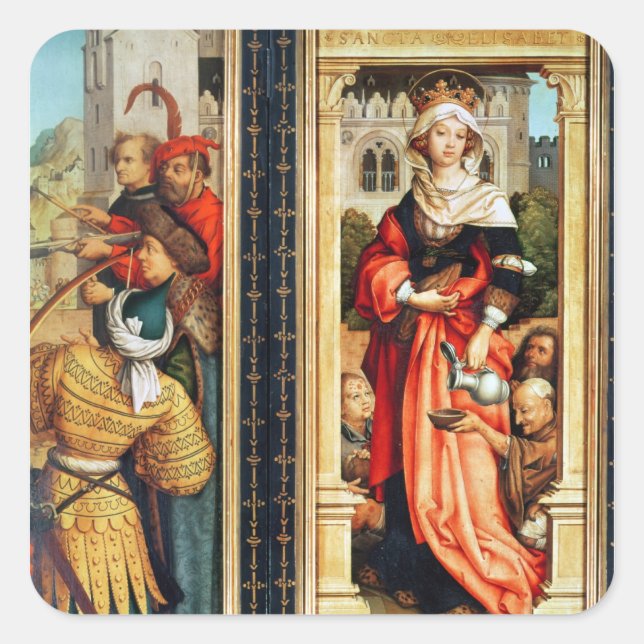 Sticker Carré Élisabeth de Hongrie (Devant)