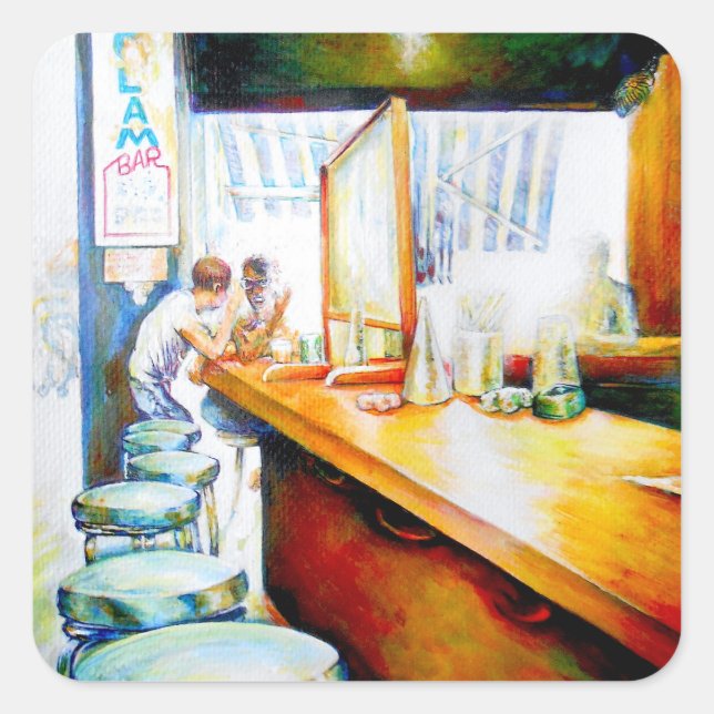 Sticker Carré Émotionnel pour motiver, logique pour justifier (Devant)