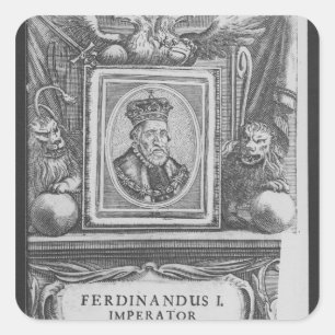 Sticker Carré Empereur Ferdinand I, Roi de Bohême