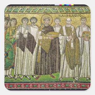 Sticker Carré Empereur I Justinian