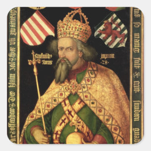 Sticker Carré Empereur Sigismund, empereur romain saint