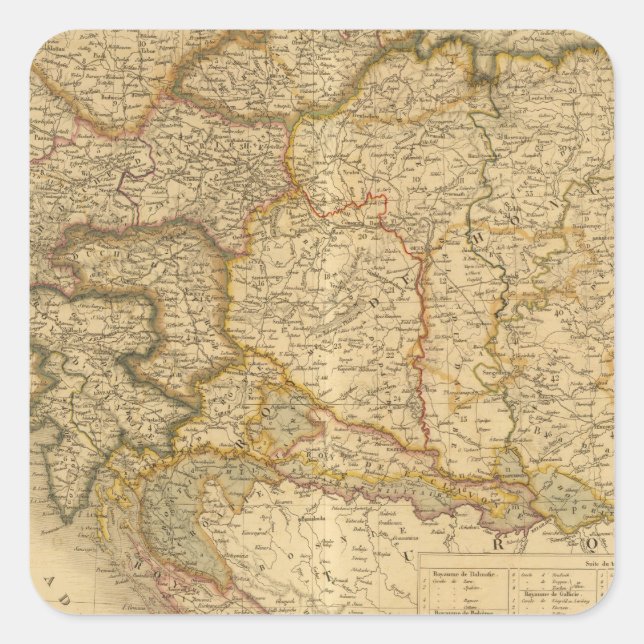 Sticker Carré Empire Maps (Devant)