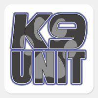 Empreinte de patte de l'unité K9 de la police