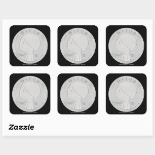 Sticker Carré En Dieu, nous faisons confiance