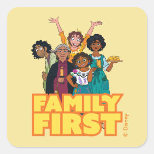 Sticker Carré Encanto Famille Madrigal - Famille d'abord