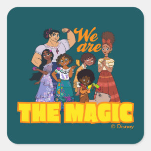 Sticker Carré Encanto   Nous sommes la magie