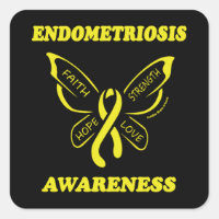 Sticker Carré Endometriose