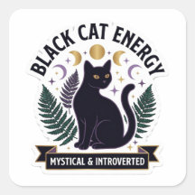 Énergie de Chat Noir - Céleste Mystique et Introve