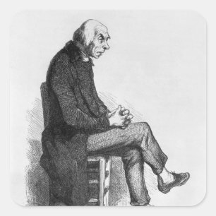 Sticker Carré Engendrez Goriot, illustration de 'Le Pere