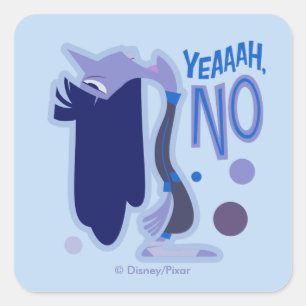 Sticker Carré Ennui "Yeaah, non"