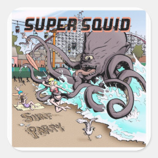 Sticker Carré Ensemble de tickets #2