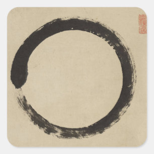 Sticker Carré Enso par Taido Shufu