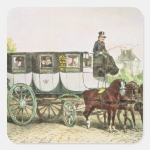 Sticker Carré Entreprise Générale des Omnibus',