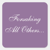 Enveloppe Vows Mariages Lilac français Invitations