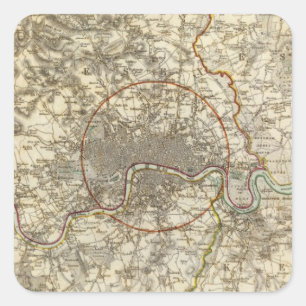 Sticker Carré Environs de Londres