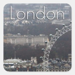 Sticker Carré Épatant ! Roue millénaire du Palais de Buckingham