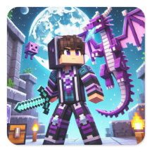 Épée diamantée de Dragon foncé de style Blocs